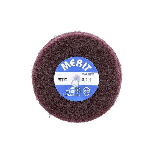 Merit Non-Woven Wheels3 x 1 x 1/4 In.  AO 5-Pl 08834131497 Pack of 10