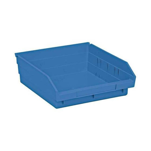 Quantum Storage Systems Blue Shelf Bin, 11-5/8"L x 11-1/8"W x 4"H QSB109BL