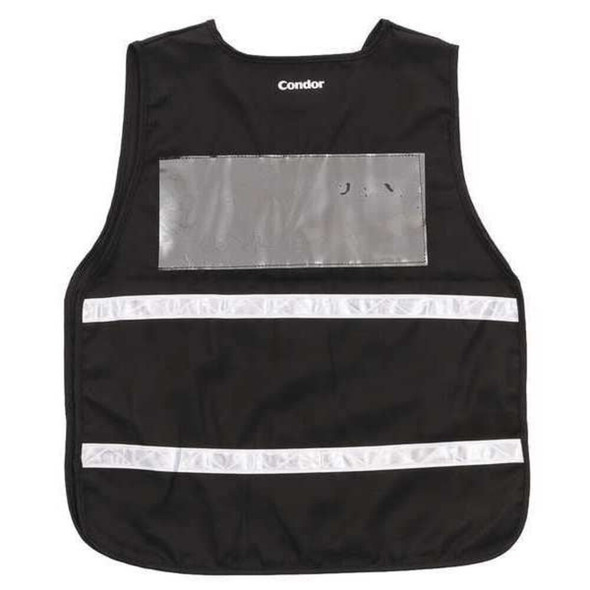 Condor Safety Vest,Black,Universal 8RT55