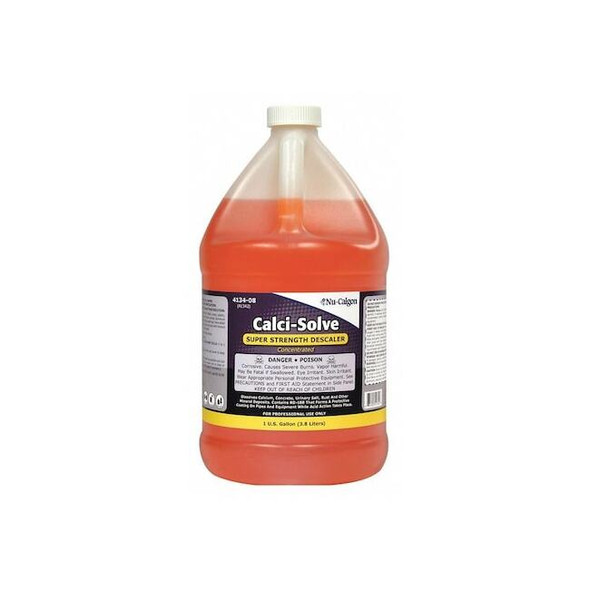 Nu-Calgon Scale Inhibitor/Remover,Orange,1 gal 4134-08 Pack of 4