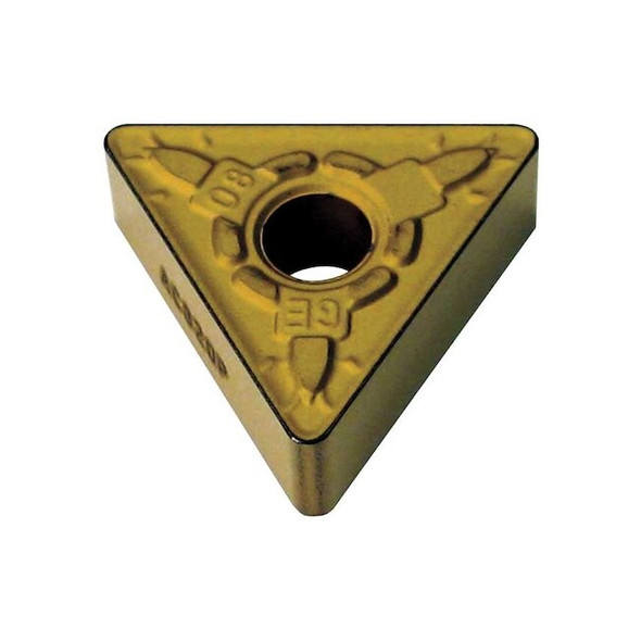 Triangle Turning Insert, Triangle, 1/2 in, TNMG, 0.0312 in, Carbide Pack of 10