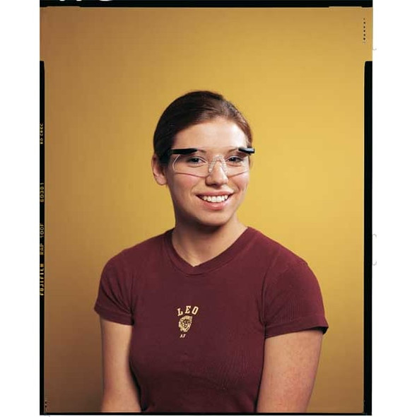 Smith & Wesson Magnum 3G, Safety Glasses, Uncoated, Clear Lens, Black Frame, Frameless 19822