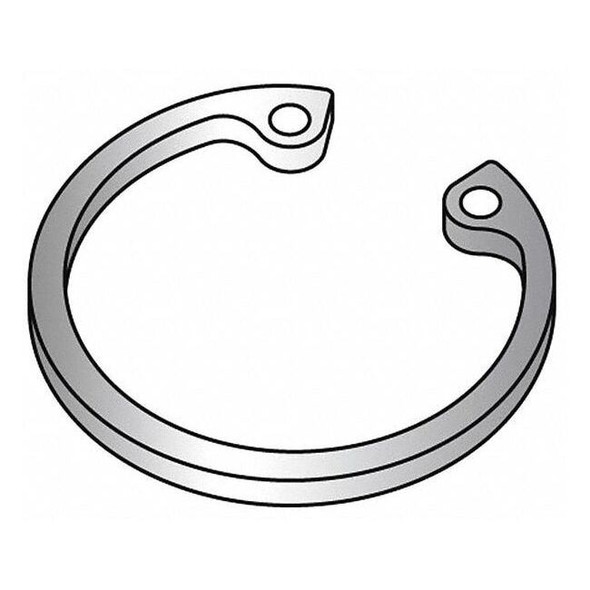 Internal Retaining Ring, Steel, Plain Finish, 1 5/16 in Bore Dia., 25 PK