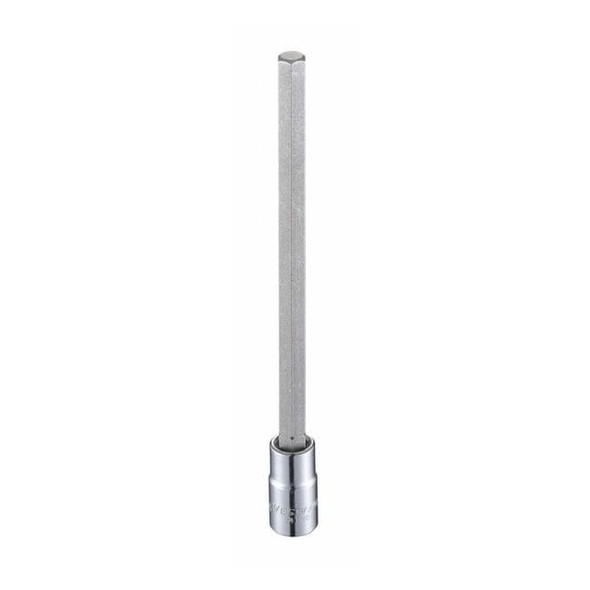 Westward 1/4 in Drive Hex Socket Bit SAE 1/4 in Tip, 4 3/4 in L 54TM01