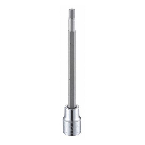 Westward 3/8 in Drive Hex Socket Bit Metric 5 mm Tip, 4 13/16 in L 54TM36