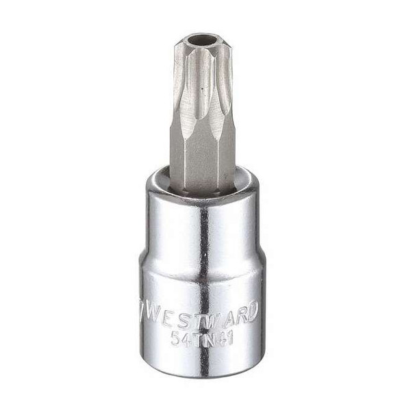 3/8 in Drive Tamper Resistant Torx(R) Socket Bit Torx(R) T47 Tip, 1 3/4 in L