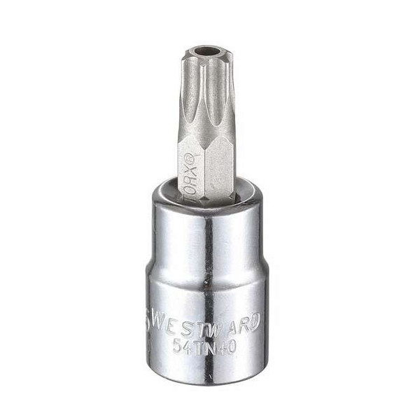 3/8 in Drive Tamper Resistant Torx(R) Socket Bit Torx(R) T45 Tip, 1 3/4 in L