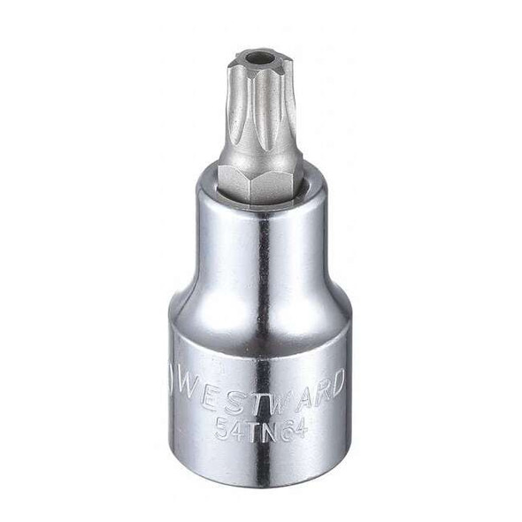 1/2 in Drive Tamper Resistant Torx(R) Socket Bit SAE T50 Tip, 2 1/4 in L