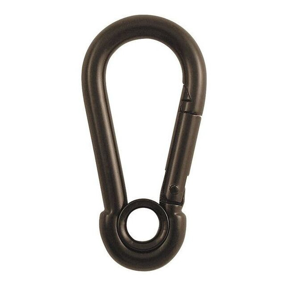 Lucky Line Spring Snap, Steel, 1/4 in Eye Dia  4GGP2 Pack of 5