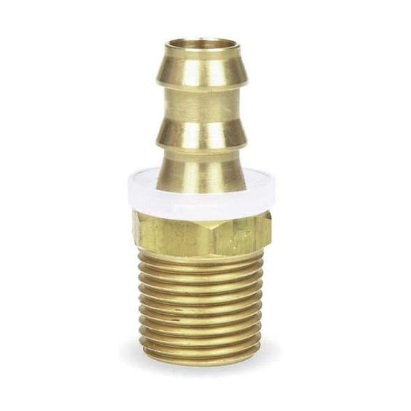 Speedaire Push on Hose Fitting,1/2"x1/2",BarbxNPT 5A255