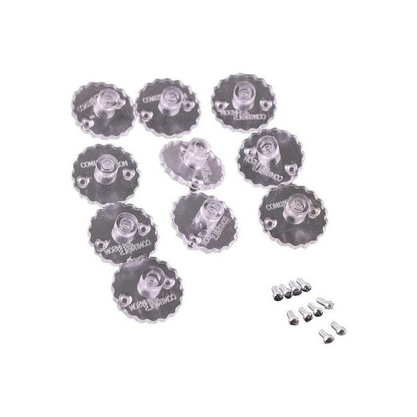 Johnson Controls Hardwareknob Adj.Clear-Plastic W/Screw T-4002-5012 Pack of 10