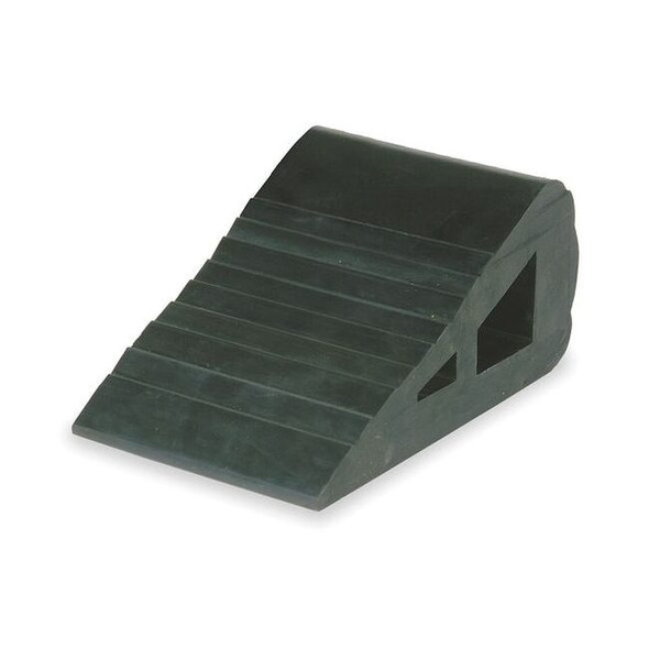 Manufacturer Varies Wheel Chock,6 In W x 3 1/4 In H,Black 1GUK5