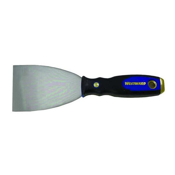 Westward Putty Knife,Straight,Carbon Steel,3"W 4YP31