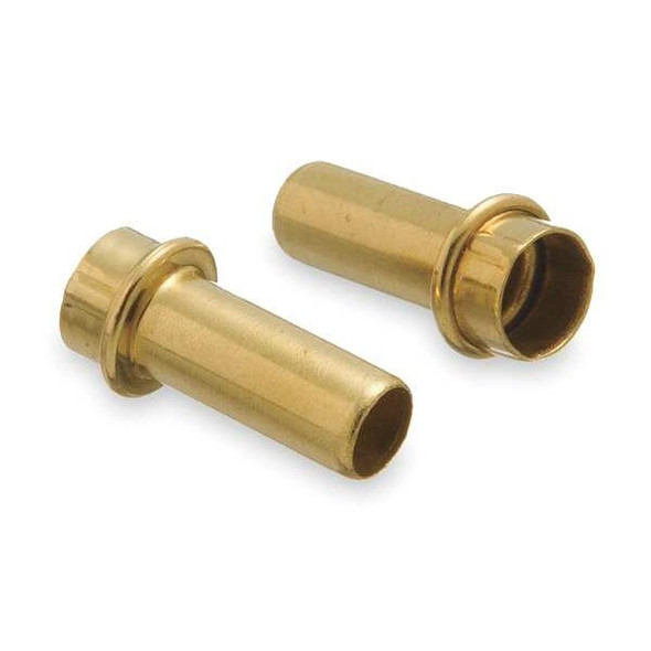 Weatherhead Tube Insert, 1/4 in, Brass, PK10 1484X4