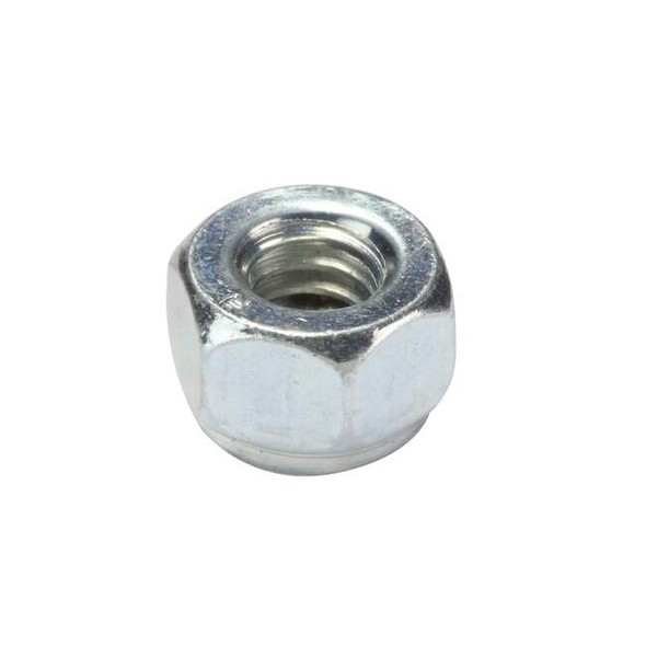 Nylon Insert Lock Nut, 1/4"-20, Steel, Grade 5, Zinc Plated, 5/16 in Ht, 100 PK