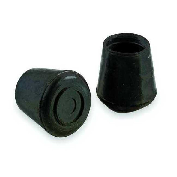 Protective Leg Tips, Slip-On, Round, PK24, Floor Surface Type: Hard Surfaces