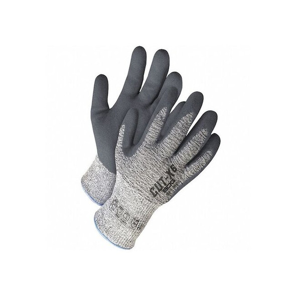 Cut-Resistant Coated Gloves, Cut Level A6 ,Nitrile ,Sandy ,2XL 1 PR Pack of 12