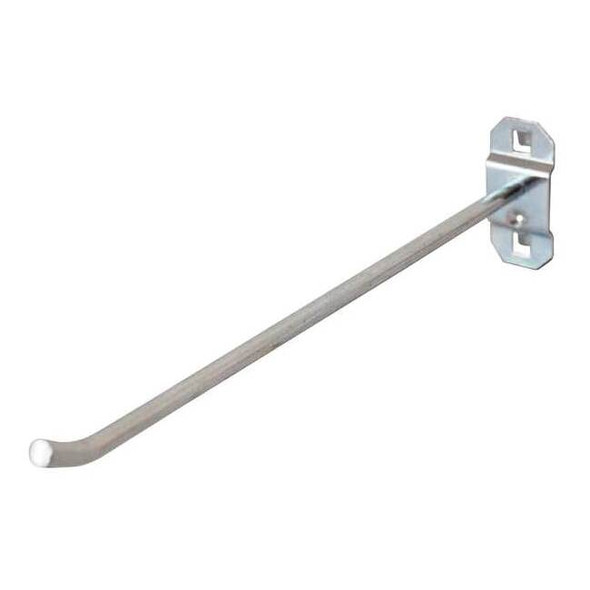Manufacturer Varies Single Rod Pegboard Hook,4 1/2 in L,PK5 6YB90