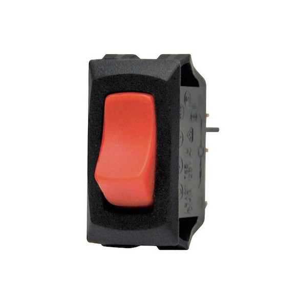 LightedRockerSwtch,Lens,Neon,Red,Off/On Pack of 5