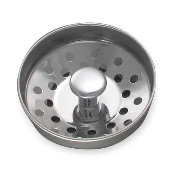 Manufacturer Varies Strainer, Silver, Round, 3 in Dia 1PPF9