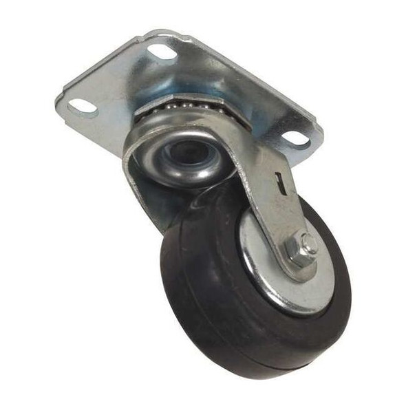 Manufacturer Varies Swivel Plate Caster,Rubber,3 in.,210 lb. 2G301
