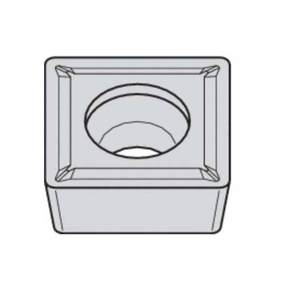 Widia Square Turning Insert, Square, 3, SCMT, 2, Carbide 4166399 Pack of 5