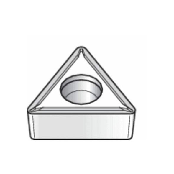 Triangle Turning Insert, Triangle, 1/2 in, TCMT, 0.0312 in, Carbide