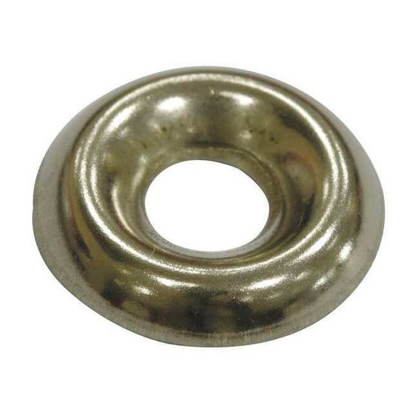 Countersunk Washer, Fits Bolt Size #8 ,Stainless Steel Plain Finish, 100 PK