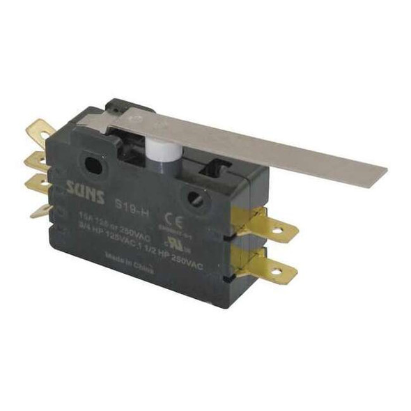 Snap Action Switch, Hinge, Lever Actuator, DPDT, 15 A at 240 V AC Contact Rating