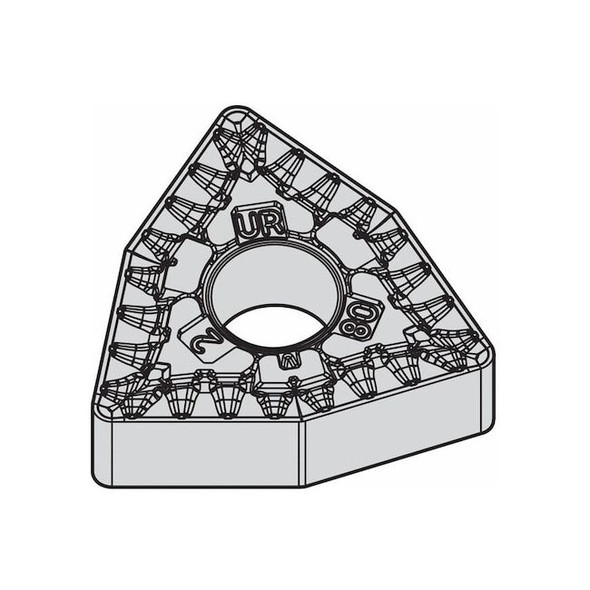 Widia Turning Insert, Trigon, 4, WNMG, 2, Carbide 4170533 Pack of 10