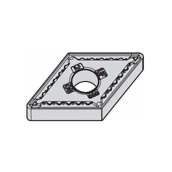 Widia Diamond Turning Insert, Diamond, 4, DNMG, 1, Carbide DNMG431UF