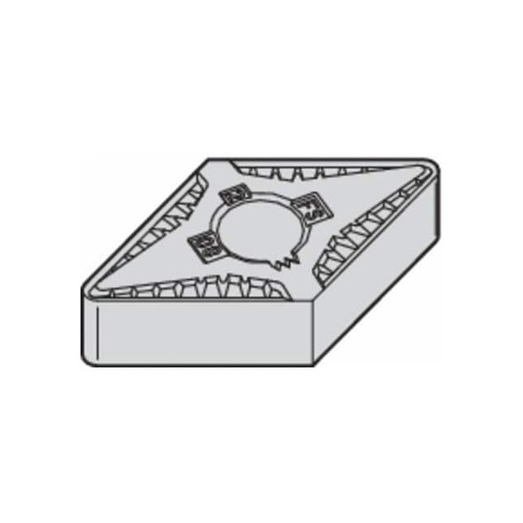 Widia Diamond Turning Insert, Diamond, 4, DNGG, .5, Carbide DNGG4305FS Pack of 5