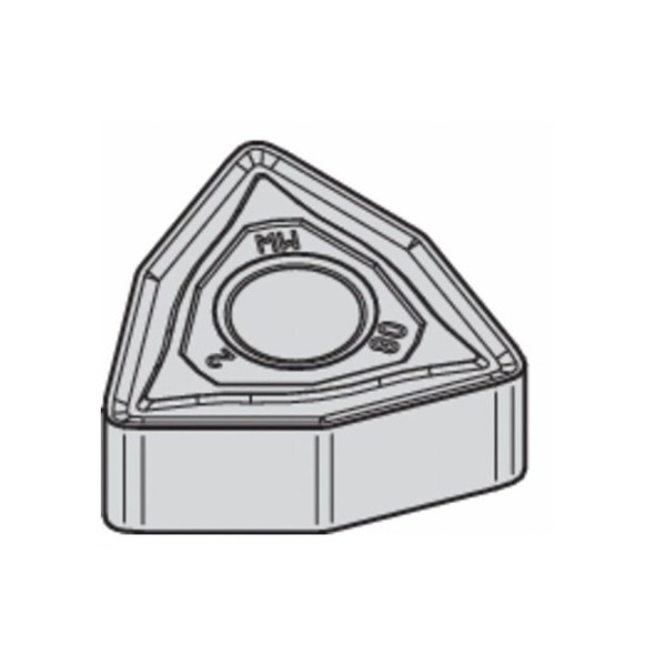 Widia Turning Insert, Trigon, 4, WNMG, 3, Carbide WNMG433MW WM25CT