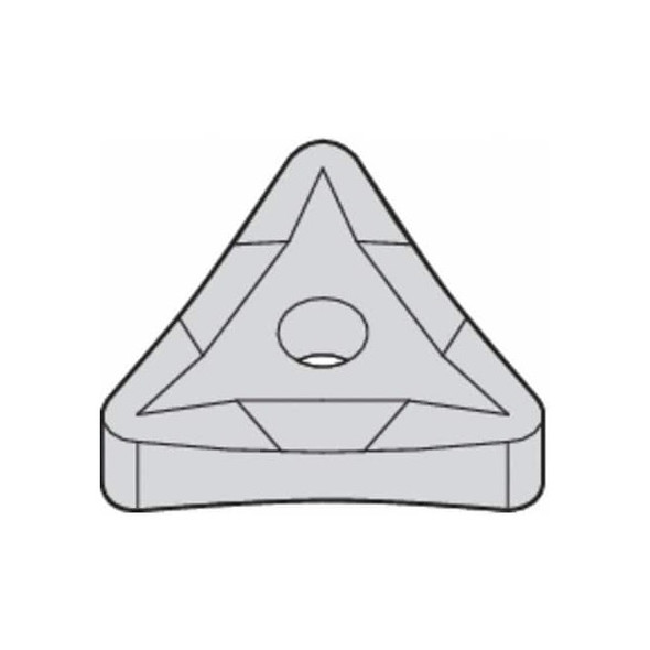 Triangle Turning Insert, Triangle, 3/8 in, TNMP, 0.0312 in, Carbide Pack of 10
