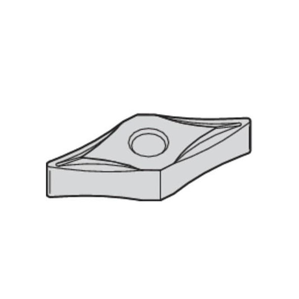 Widia Diamond Turning Insert, Diamond, 3, VNMP, 2, Carbide VNMP332 Pack of 5
