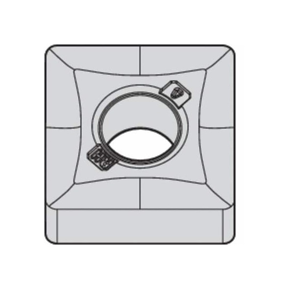 Widia Square Turning Insert, Square, 5, SNMG, 4, Carbide 4171923 Pack of 10