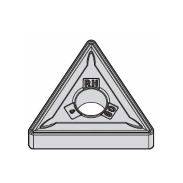 Triangle Turning Insert, Triangle, 3/8 in, TNMG, 0.0312 in, Carbide