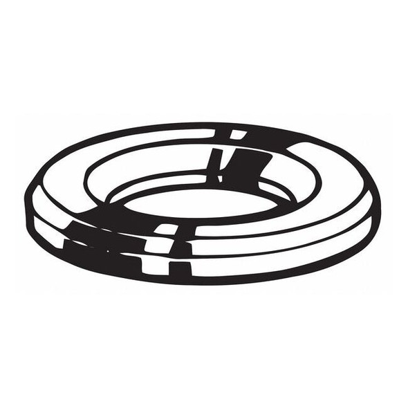 Flat Washer, For Screw Size 1" ,Steel Hot Dipped Galvanized Finish, 5 PK