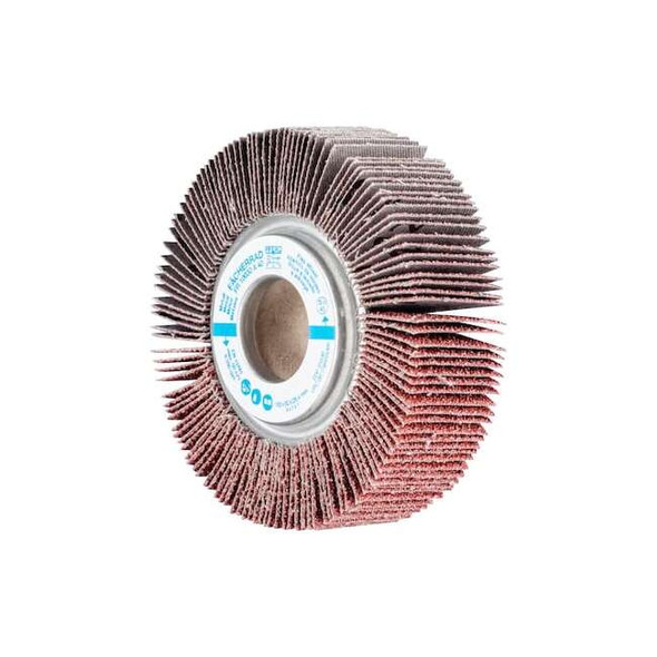4" x 1" Unmounted Flap Wheel - 1" A.H. - Aluminum Oxide - 40 Grit Pack of 2