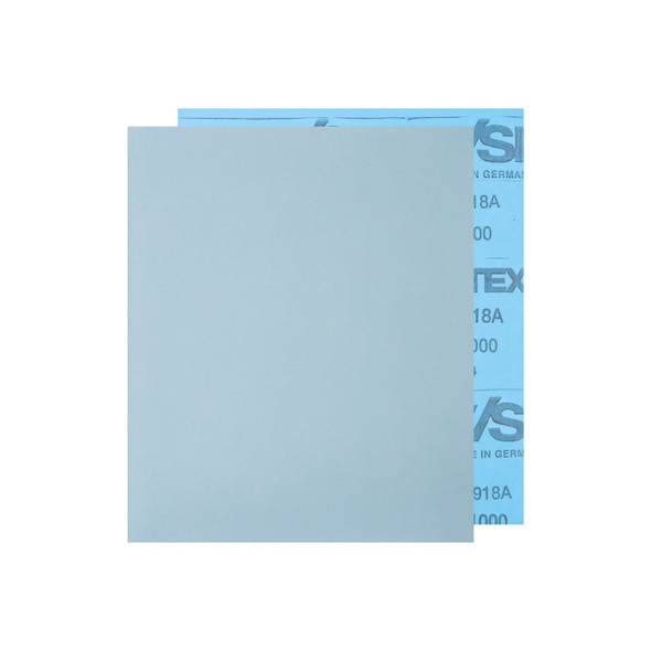 9" x 11" Abrasive Sheet - Paper Backed - Silicon Carbide - 1000 Grit Pack of 50