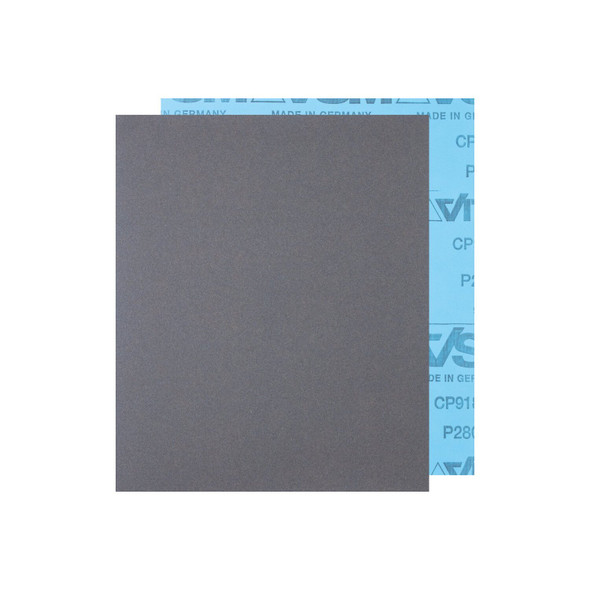 9" x 11" Abrasive Sheet - Paper Backed - Silicon Carbide - 280 Grit Pack of 50