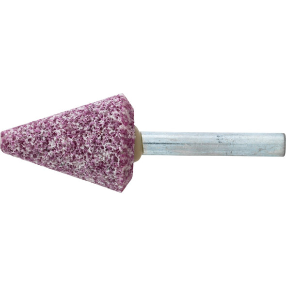 A2 Vitrified Mounted Point 1/4" Shank - Aluminum Oxide 30 Grit STEEL Pack of 10