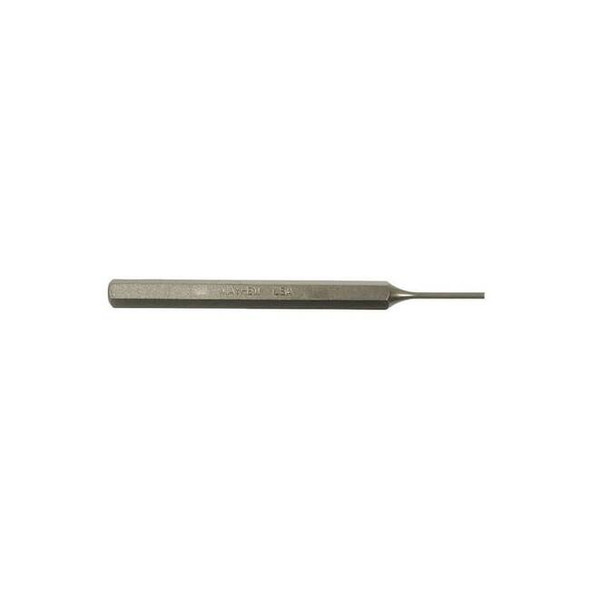 Mayhew Pin Punch,Steel,7-7/8in.L,1/4in. Tip 71502 Pack of 12