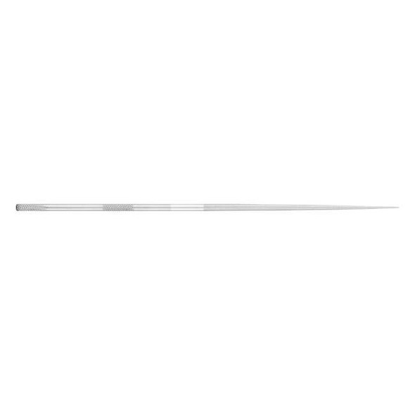 Pferd Tools 6-1/4" Round Needle File - Knurled Handle, Cut 0 12003 Pack of 12