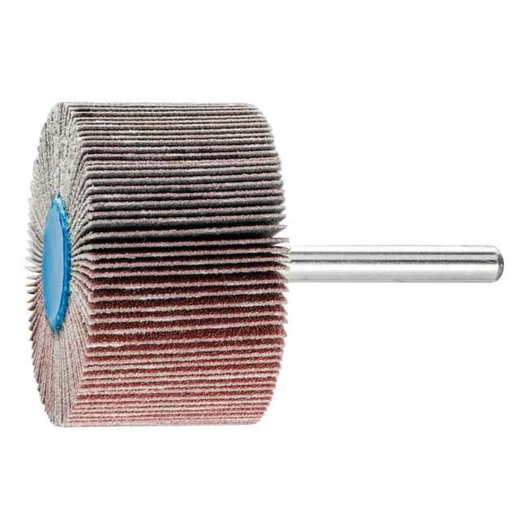 2" x 1" Mounted Flap Wheel - 1/4" Shank - Aluminum Oxide - 120 Grit Pack of 10