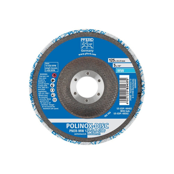 Pferd Tools Pner Disc,T27,5",3Sf,Sic,Fine 48482 Pack of 5