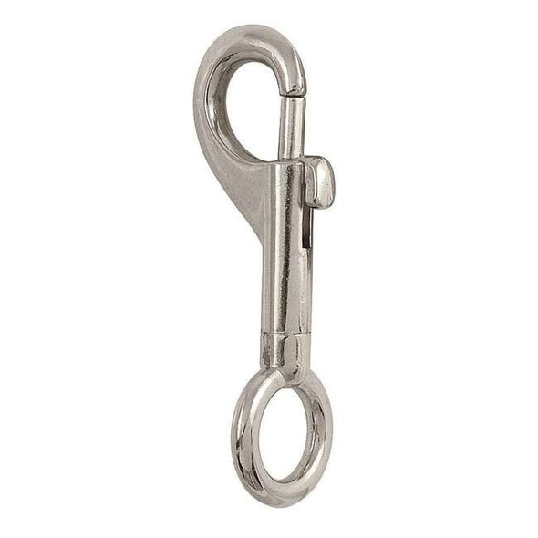Lucky Line Slide Bolt Snap, Zinc, 5/8 in Eye Dia 4GGJ3 Pack of 5