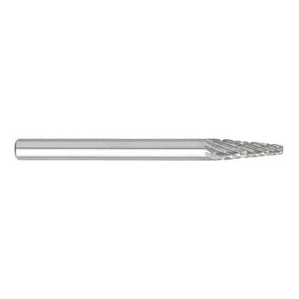 Osg Carbide Bur,12 deg. Included Angle,1/8in 800-8011