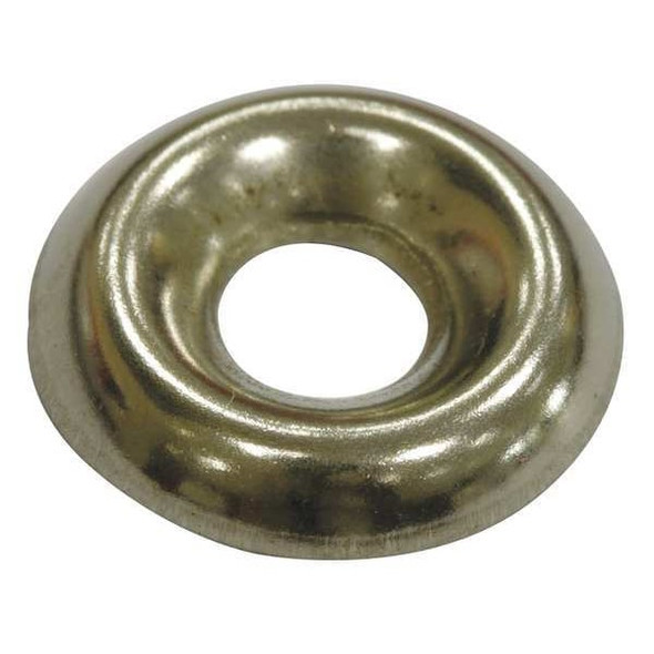 Countersunk Washer, Fits Bolt Size #6 ,Stainless Steel Plain Finish, 100 PK