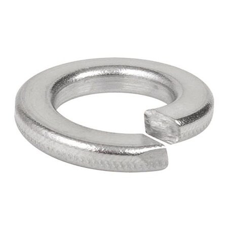 Split Lock Washer, 316 Stainless Steel, Brite, Silver Pack of 25